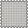 Dollhouse Miniature Silk Fabric: French Check Grey